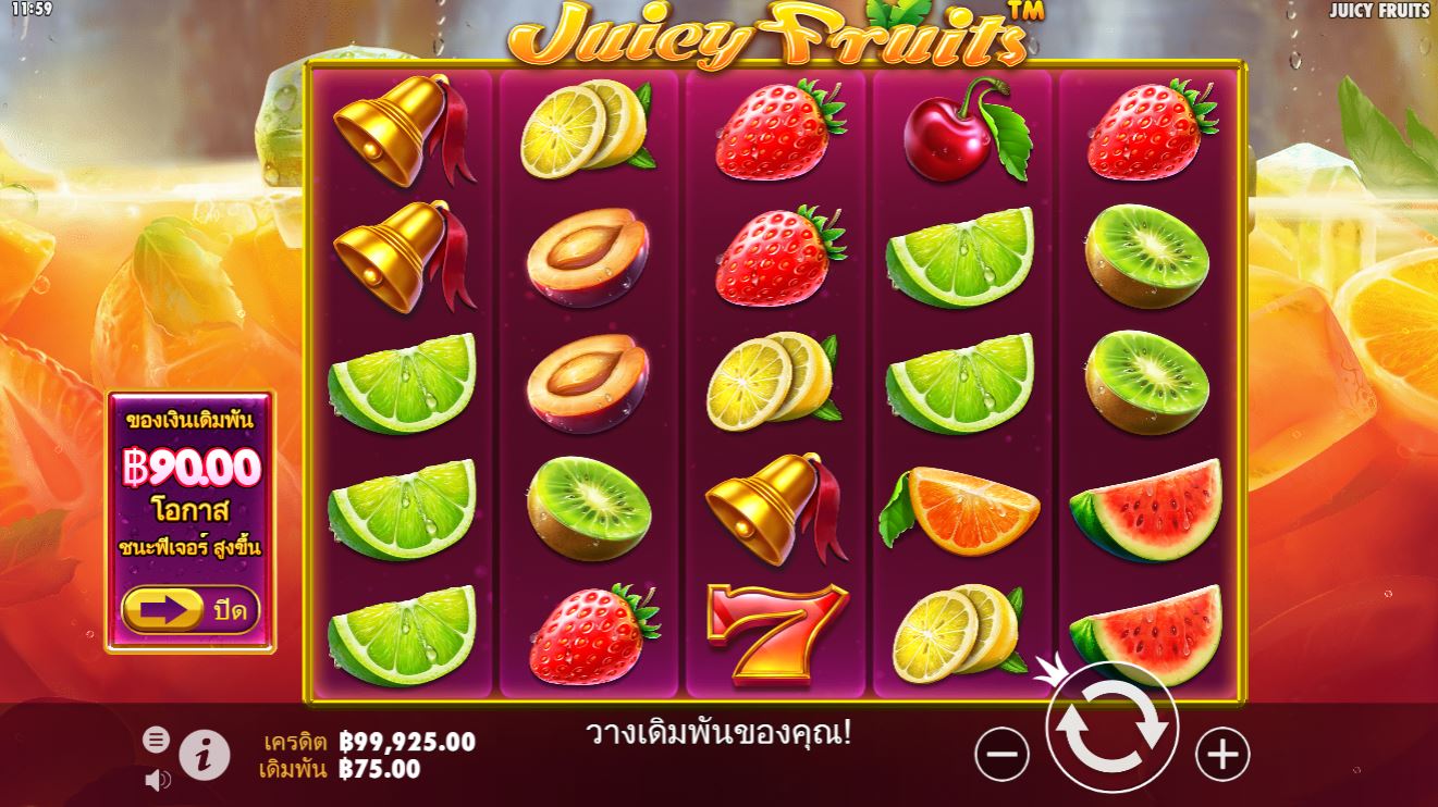 Juicy Jackpots: คำแนะนำในการหาเงินจริงที่ Mega Fruit 777 Slot  thai